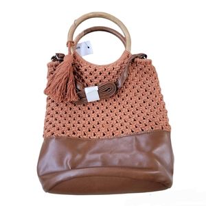 Sonoma | Rust Colored Crochet Purse